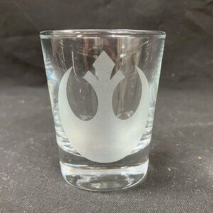 Star Wars Engraved Rebel Logo 2 oz Shot Glass